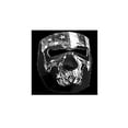 thumbnail image 1 of Adult Gray Skull Flag Artwork Neoprene Full Face Mask - Windproof Balaclava Face Cover, 1 of 1