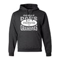 thumbnail image 1 of Adult Great Dads Get Promoted To Grandpas Funny New Dad Sweatshirt Hoodie, 1 of 1