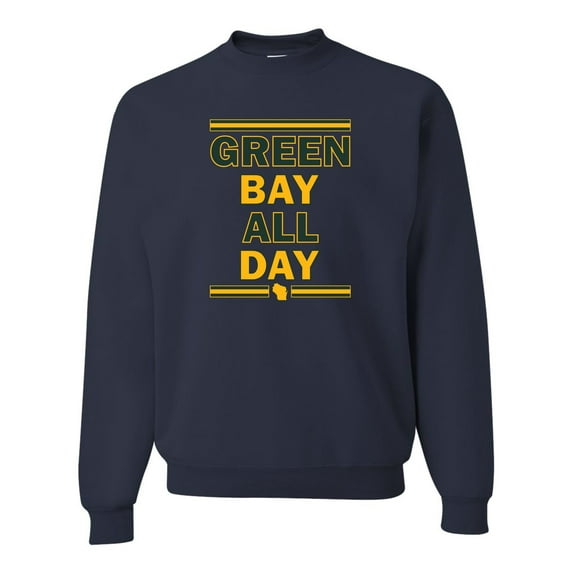 Adult Green Bay All Day Sweatshirt Crewneck