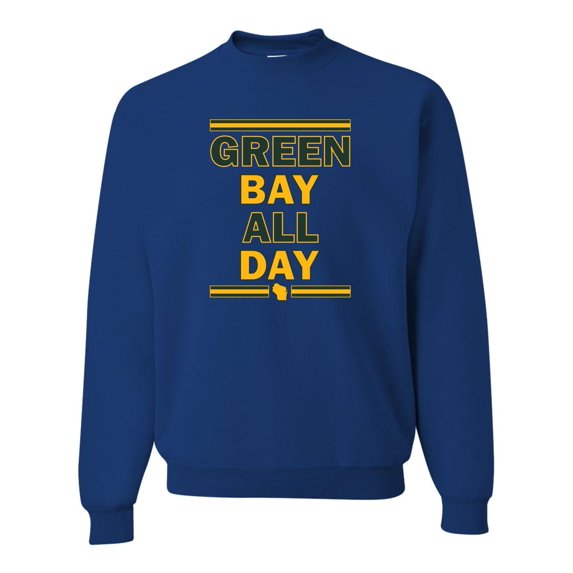 Adult Green Bay All Day Sweatshirt Crewneck