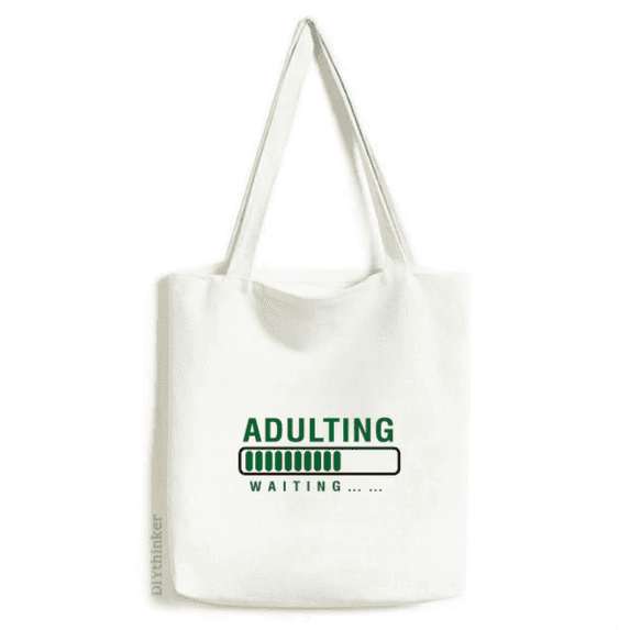 Adult Growth Maturity Art Deco Fashion Tote Canvas Bag Shopping Satchel Casual Handbag