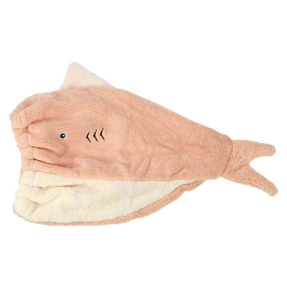 Adult Hair Drying Towel Dry Cap Towel Cap Quick Drying Lightweight Strong Absorbent Orange