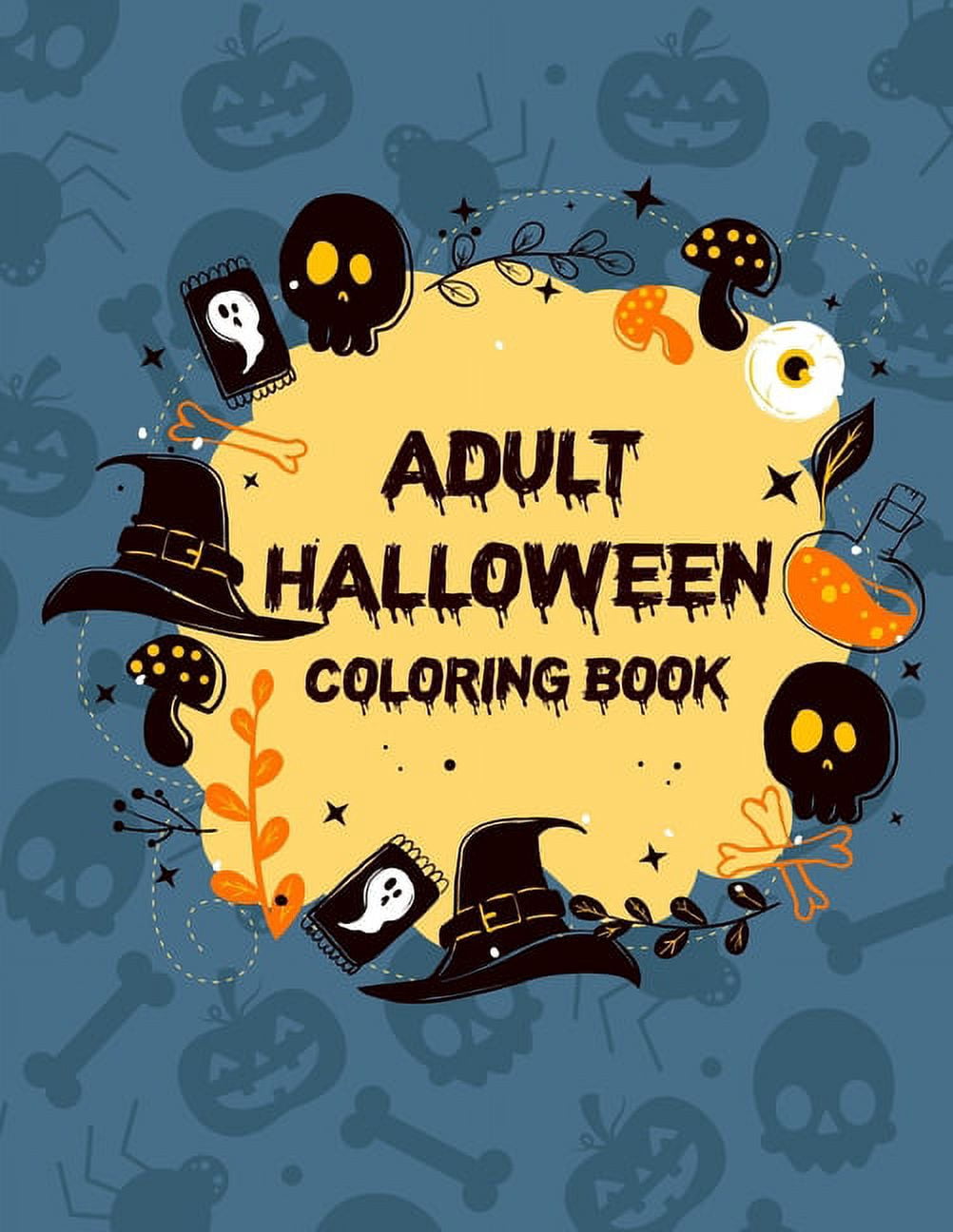 Adult Halloween Coloring Book : Adult Coloring Book For Men, Gorgeous Coloring Book (Paperback)
