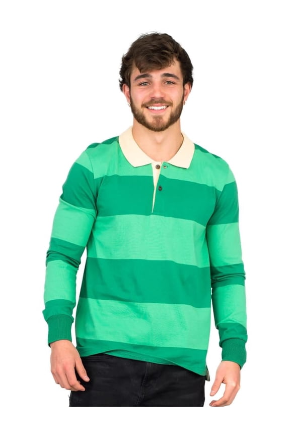 Blue & Detective Striped Long Sleeve T-Shirt Halloween Cosplay