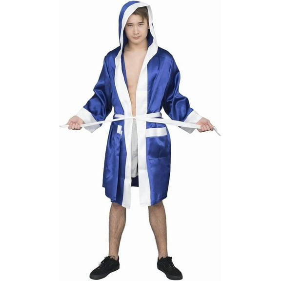 Adult Halloween Costume Boxing Robe with Hood