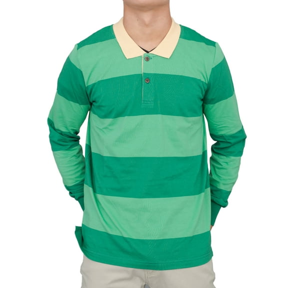 Adult Halloween Costume Detective and Blue Striped Shirt