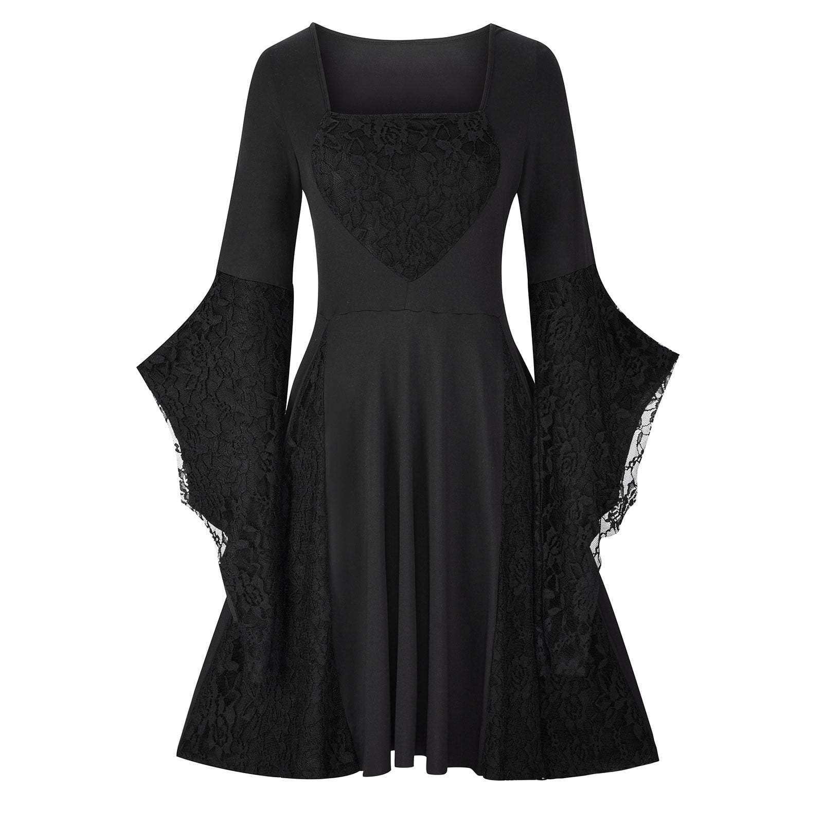 Womens Halloween Witch Cropped Maxi Dress main image 1