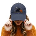 thumbnail image 1 of Adult Halloween Fashion Print Sun Hat Baseball Cap Casual Unisex Breathable Outdoor Adjustable Headwear for Daily Wear, 1 of 4