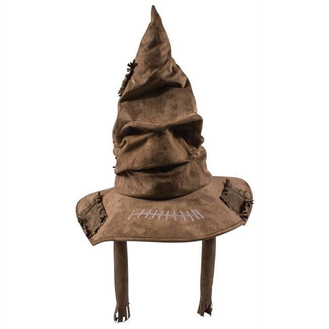 L Adult Golden Brown Swirly Magic comes from Inside Wizard Hat Witch Unisex wizard / witch hat magical world in gold and brown tones  main image 3
