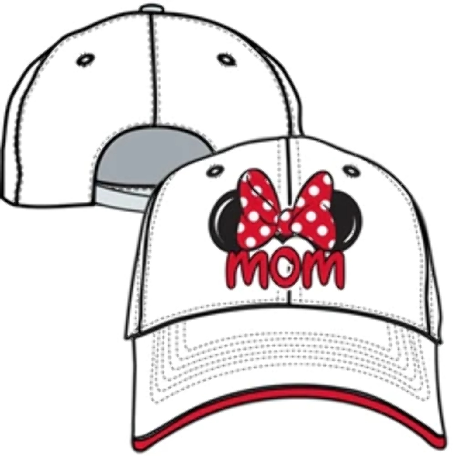 Adult Hat Mom Fan, White - image 1 of 4