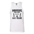 thumbnail image 1 of Adult Hawkins Middle School AV Club Sleeveless Tank Top Cotton T-Shirt, 1 of 1