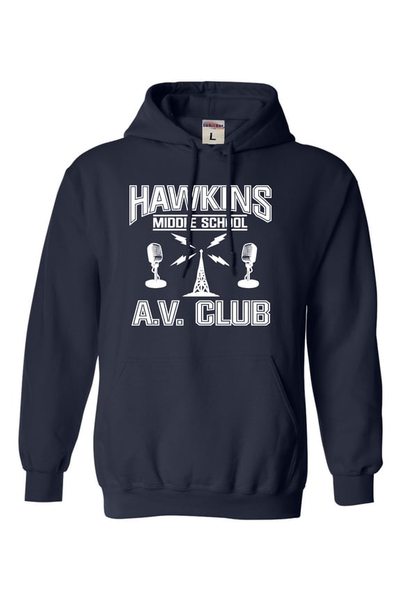Adult Hawkins Middle School AV Club Sweatshirt Hoodie