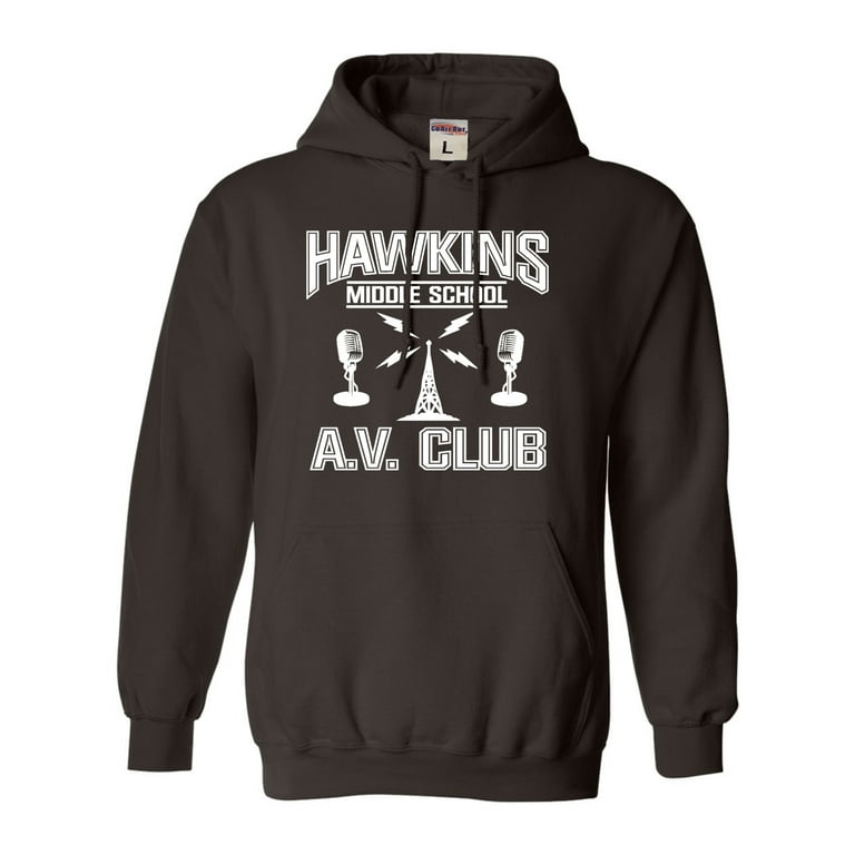 Hawkins middle school hoodie best sale