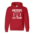 thumbnail image 1 of Adult Hawkins Middle School AV Club Sweatshirt Hoodie, 1 of 1