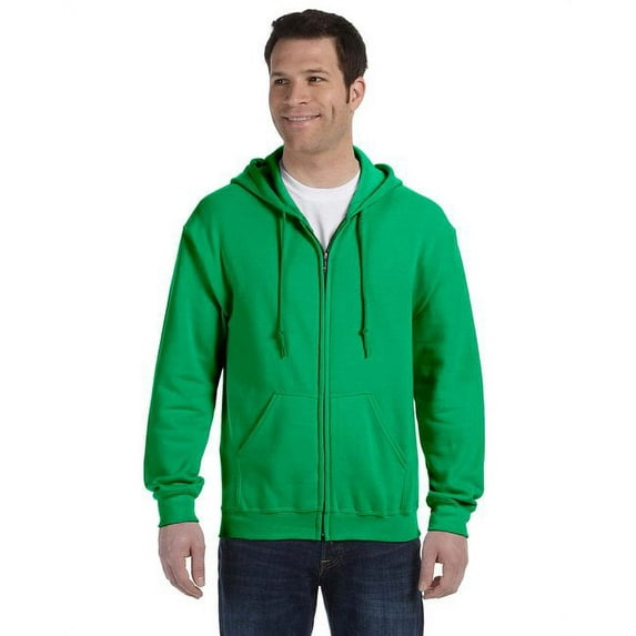 Adult Heavy Blend™ Full-Zip Hooded Sweatshirt - IRISH GREEN - XL