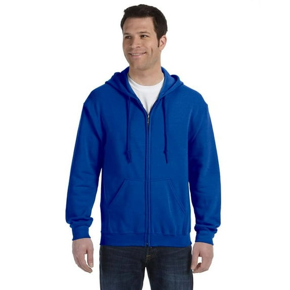 Adult Heavy Blend™ Full-Zip Hooded Sweatshirt - ROYAL - S