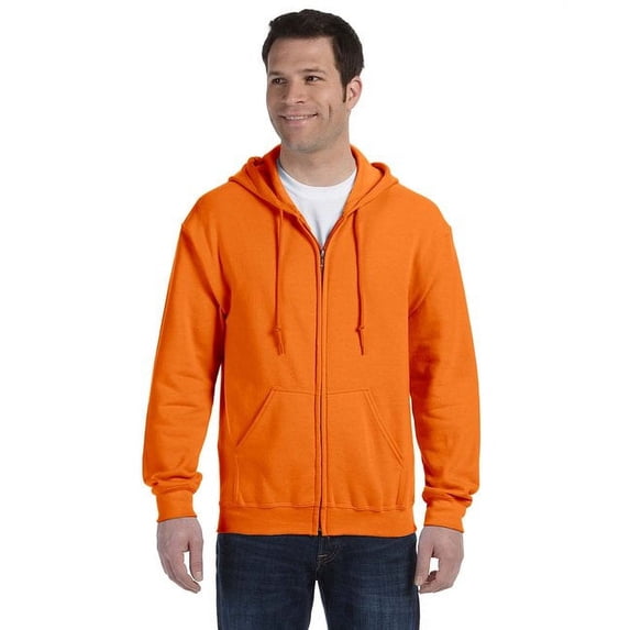 Adult Heavy Blend™ Full-Zip Hooded Sweatshirt - S ORANGE - L