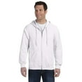 thumbnail image 1 of Adult Heavy Blend™ Full-Zip Hooded Sweatshirt - WHITE - S, 1 of 2