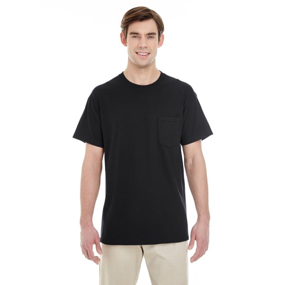 Adult Heavy Cottonâ„¢ 5.3 Oz. Pocket T-Shirt