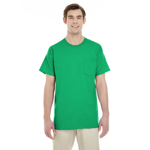 Adult Heavy Cottonâ„¢ 5.3 Oz. Pocket T-Shirt