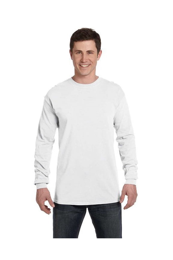 Adult Heavyweight RS Long-Sleeve T-Shirt - WHITE - XL