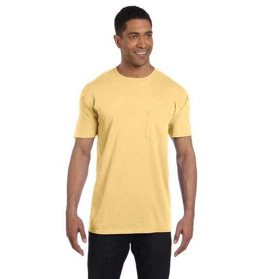 Adult Heavyweight RS Pocket T-Shirt - BUTTER - L