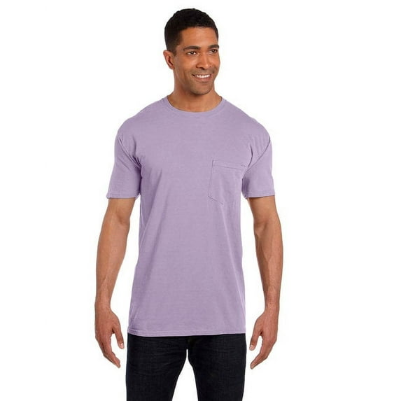 Adult Heavyweight RS Pocket T-Shirt - ORCHID - S