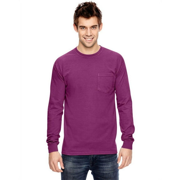 Adult Heavyweight RS Long-Sleeve Pocket T-Shirt - BOYSENBERRY - 3XL