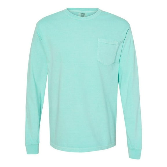 Adult Heavyweight RS Long-Sleeve Pocket T-Shirt - CHALKY MINT - XL