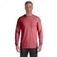 thumbnail image 1 of Adult Heavyweight RS&nbsp;Long-Sleeve Pocket T-Shirt - CRIMSON - 2XL, 1 of 2