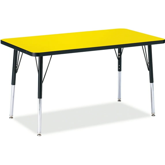 Adult Height Color Top Rectangle Table
