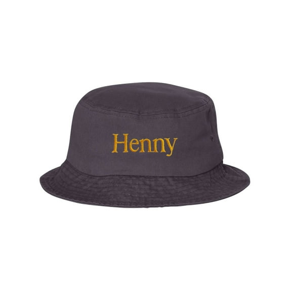 Adult Henny Embroidered Bucket Cap Dad Hat