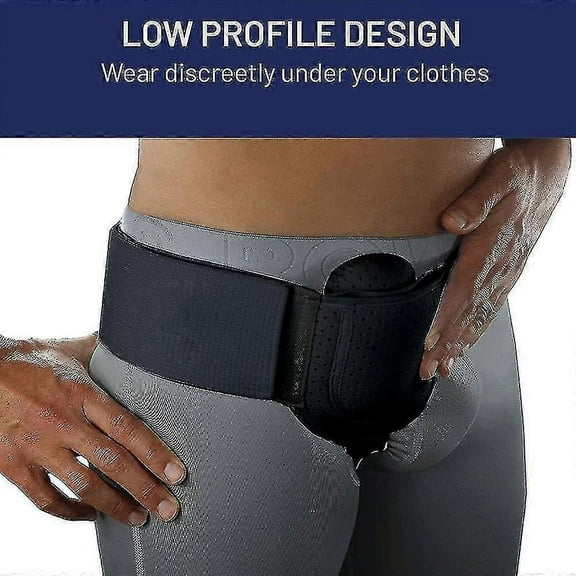 Adult Hernia Belt Truss For Groin Or Sports Hernia Support Support Pain Relief Recovery Belt With 1 Removable Compression Pad