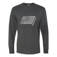 thumbnail image 1 of Adult Hockey Sticks & Pucks American Flag Long Sleeve T-Shirt, 1 of 1