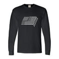 thumbnail image 1 of Adult Hockey Sticks & Pucks American Flag Long Sleeve T-Shirt, 1 of 1