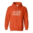 thumbnail image 1 of Adult Hockey Sticks & Pucks American Flag Sweatshirt Hoodie, 1 of 1