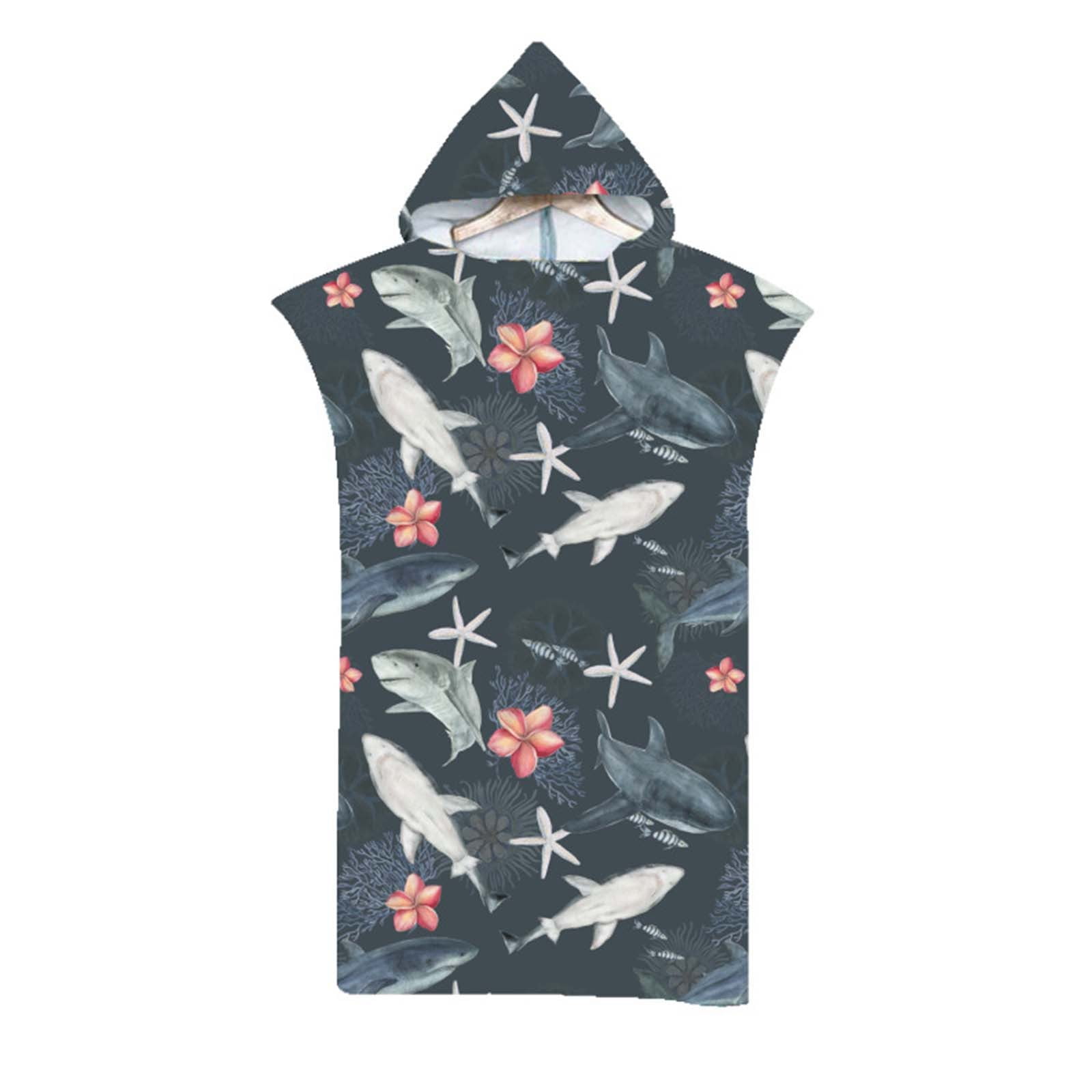 Adult Hooded Bath Towel Microfiber And Cape Beach Quick Drying Bathrobe Cape Sea Beach Bathrobe