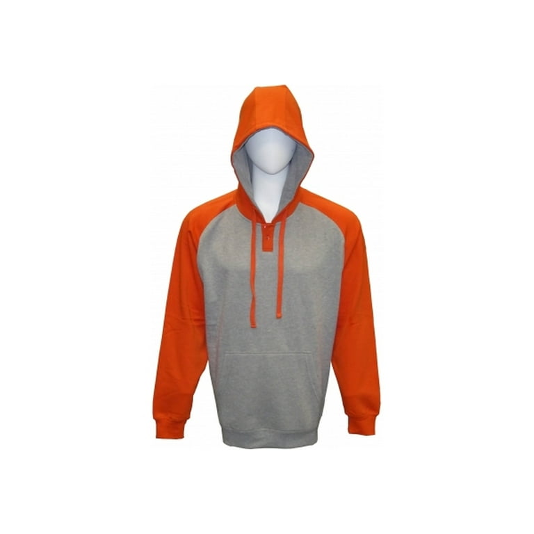 Grey and orange sweatshirt shop