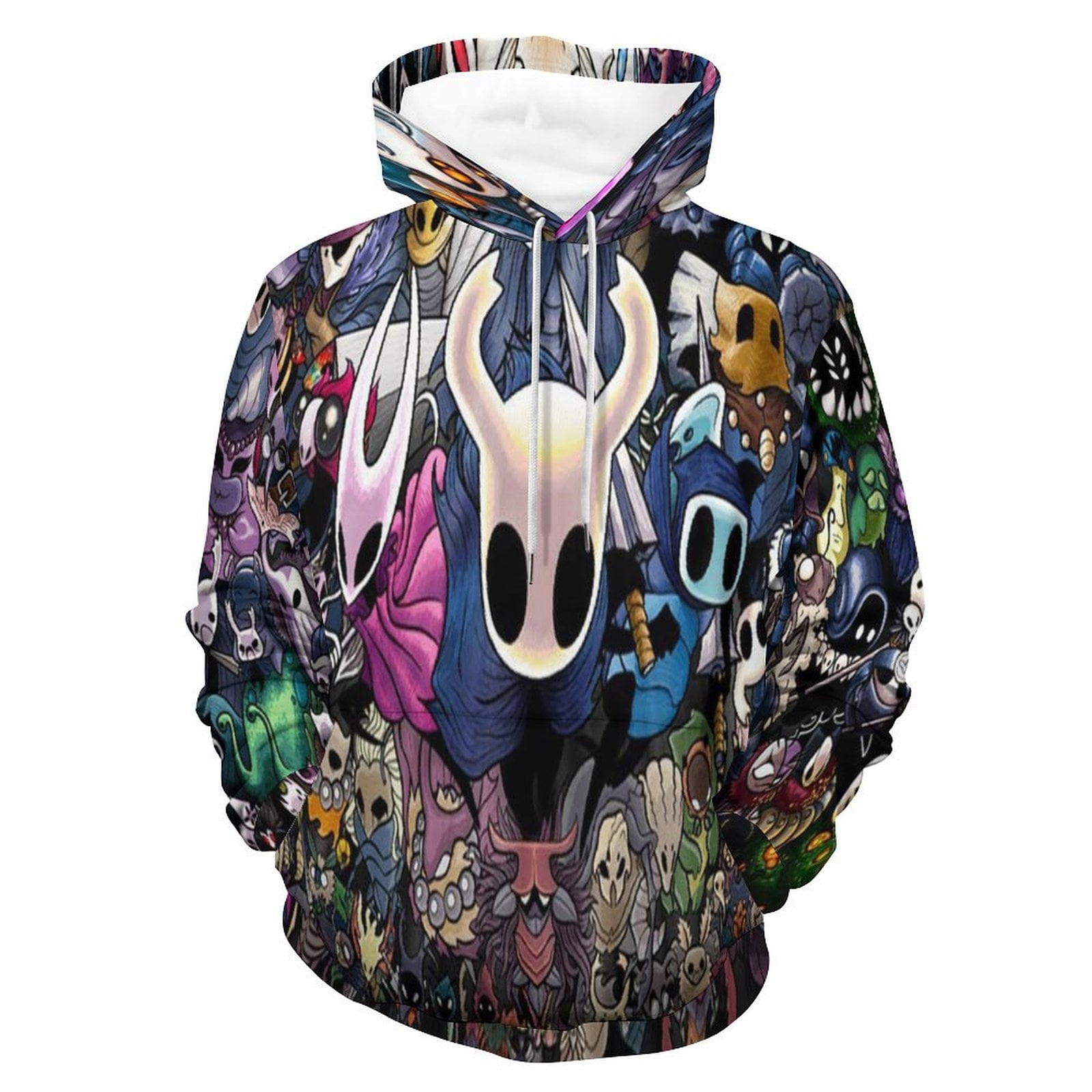 Adult Hoodies Hollow Knight Unisex Pullover Loose Sweater Hoodie Hooded