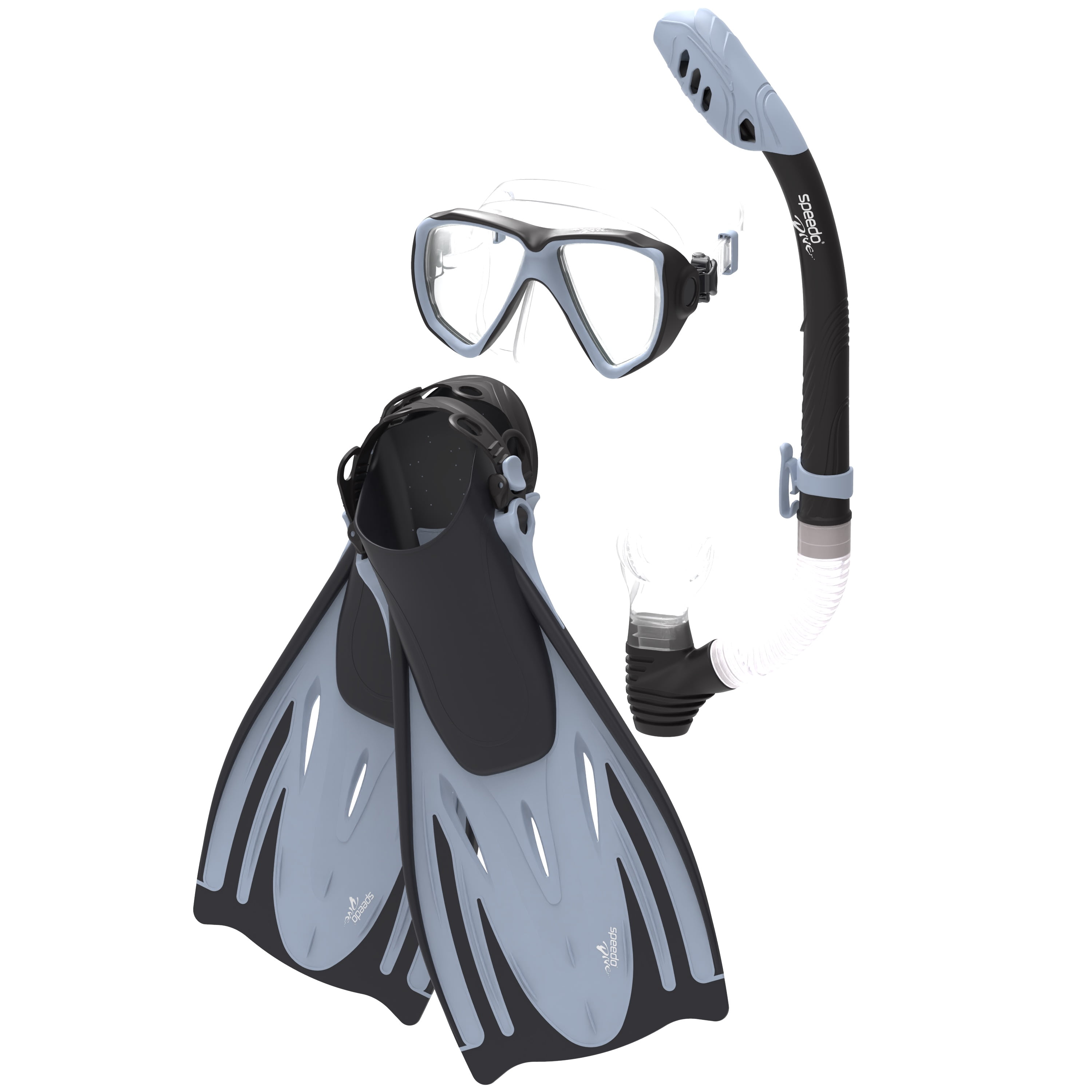 Adult Horizon Mask, Snorkel & Fin Set