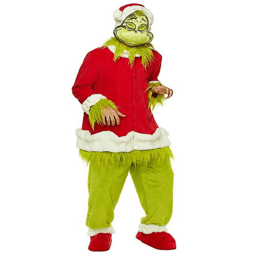 Adult How The Grinch Stole Christmas Costume Dr. Seuss Adult Medium