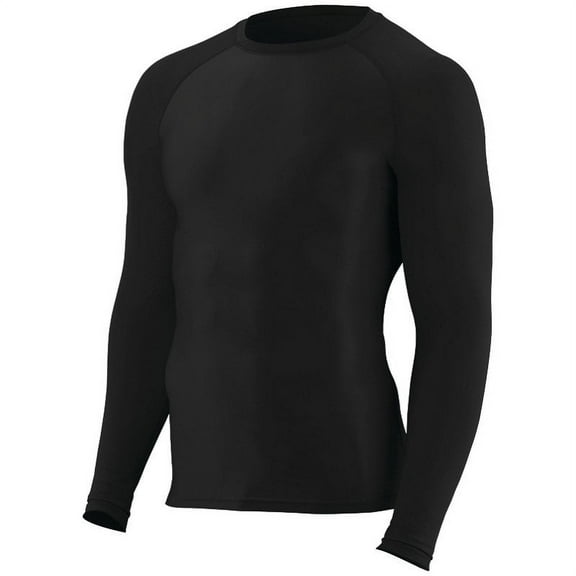 Adult Hyperform Long-Sleeve Compression Shirt BLACK 2XL