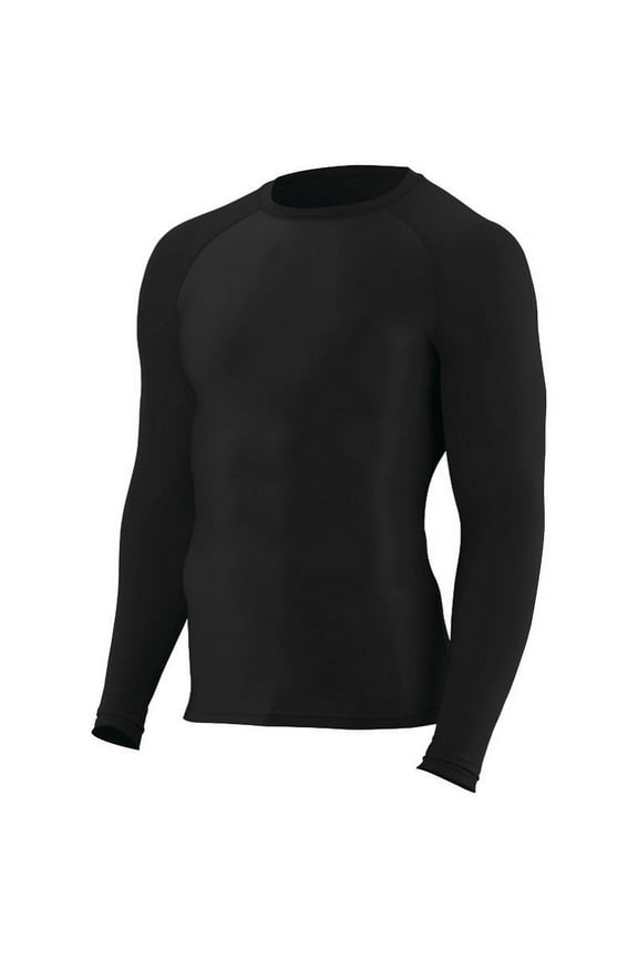 Adult Hyperform Long-Sleeve Compression Shirt BLACK 2XL