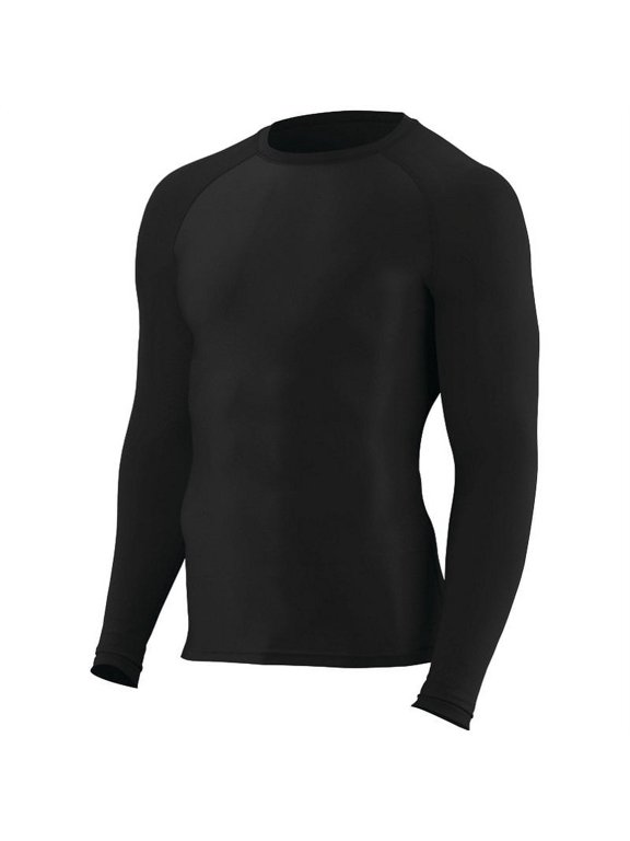 Adult Hyperform Long-Sleeve Compression Shirt BLACK 2XL