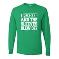 thumbnail image 1 of Adult I Flexed And The Sleeves Blew Off Funny Gym Workout Long Sleeve T-Shirt, 1 of 1
