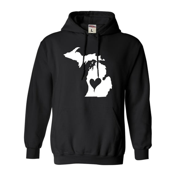 Adult I Love Michigan I Heart Michigan Sweatshirt Hoodie