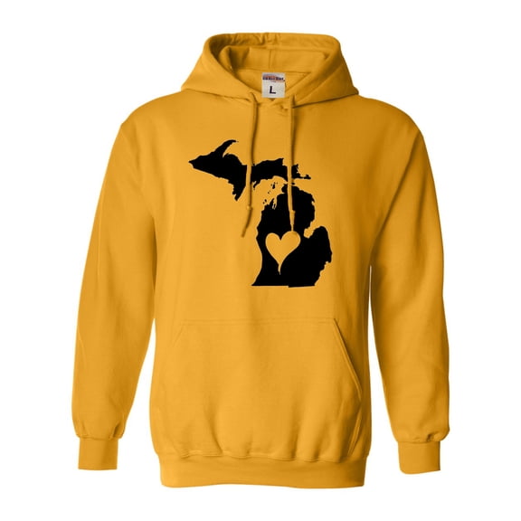 Adult I Love Michigan I Heart Michigan Sweatshirt Hoodie