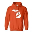 thumbnail image 1 of Adult I Love Michigan I Heart Michigan Sweatshirt Hoodie, 1 of 1