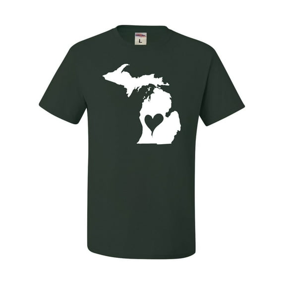 Adult I Love Michigan I Heart Michigan T-Shirt