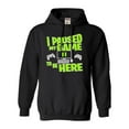 thumbnail image 1 of Adult I Paused My Game To Be Here Funny Gaming Sweatshirt Hoodie, 1 of 1
